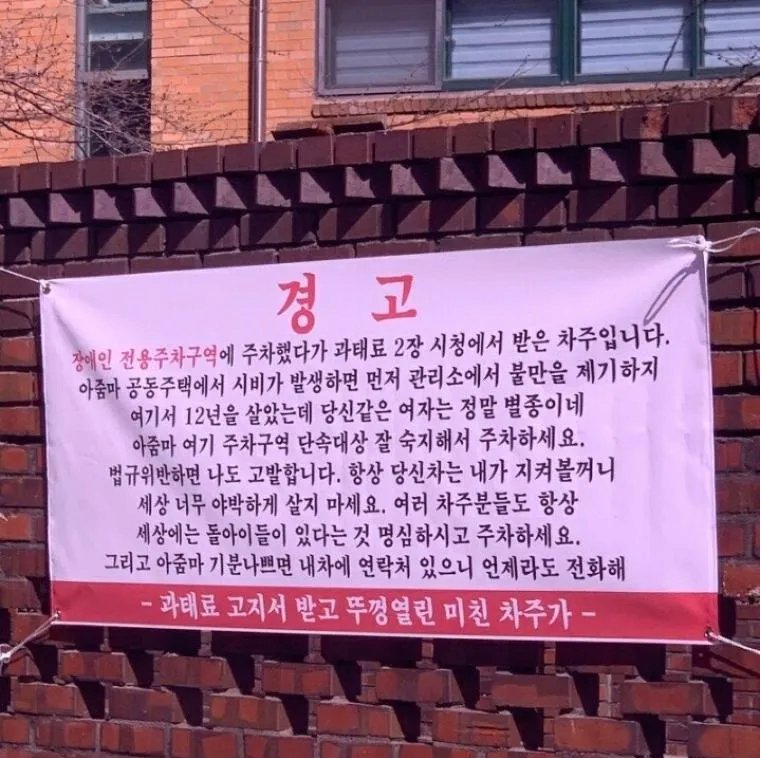 아줌마 때문에 과태료 낸 차주.png